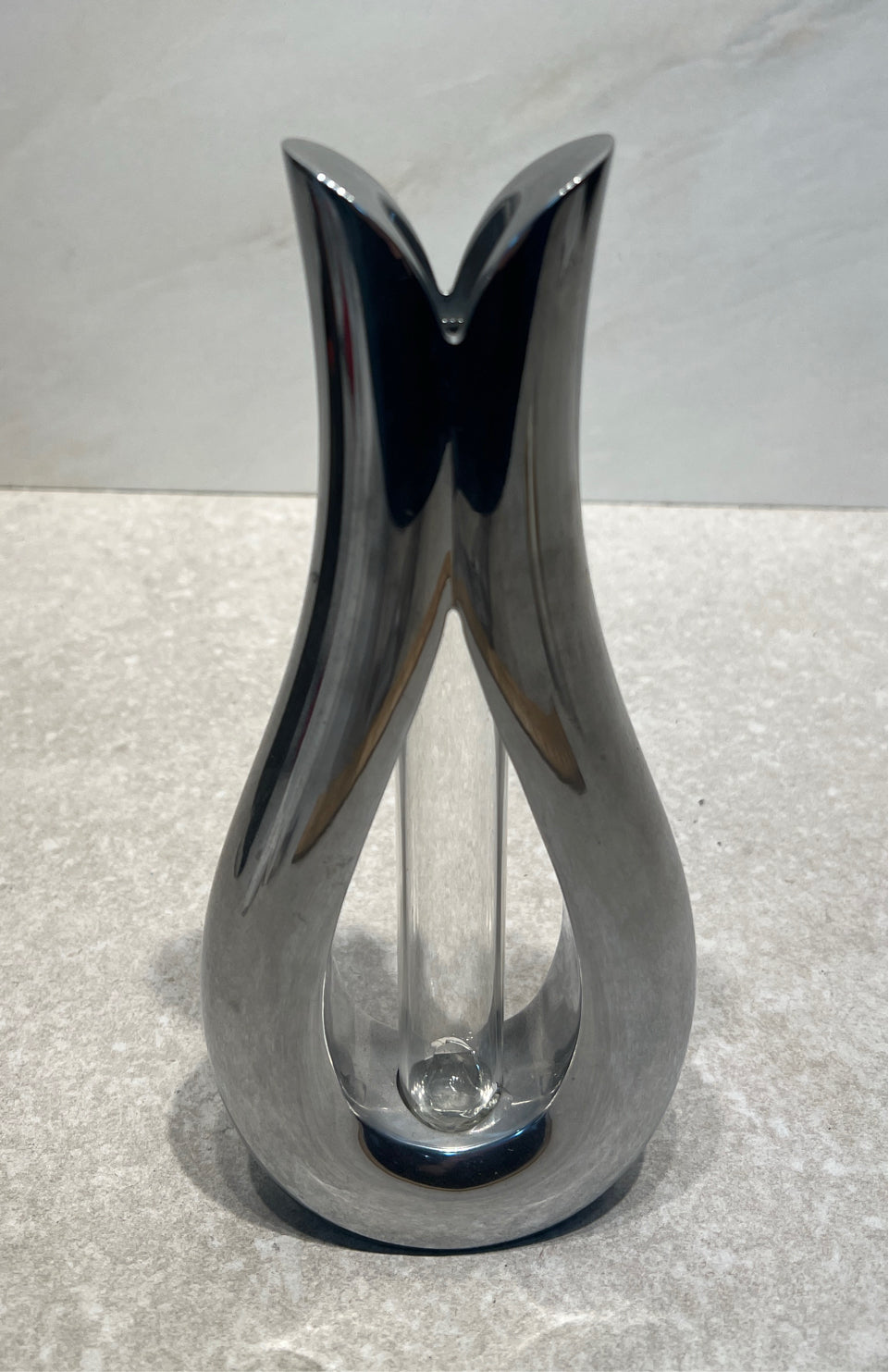 Nambe Teardrop Bud Vase