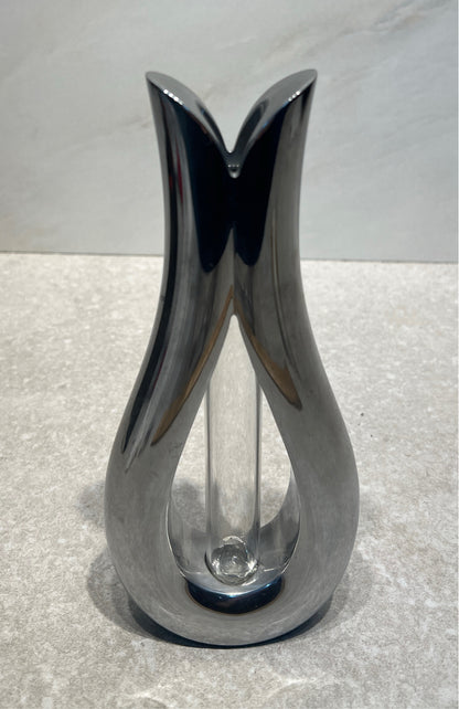 Nambe Teardrop Bud Vase