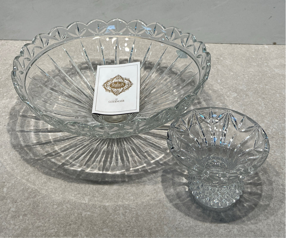 Shannon Crystal 2-Piece Bowl