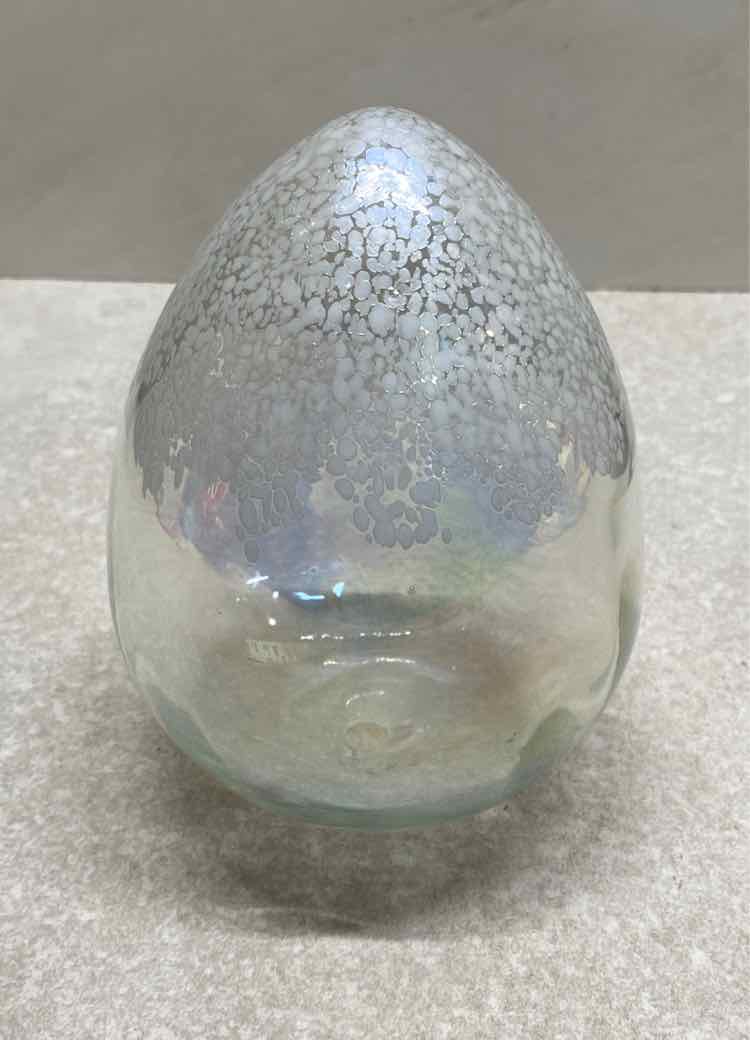 Glass Egg 6.5" Tall