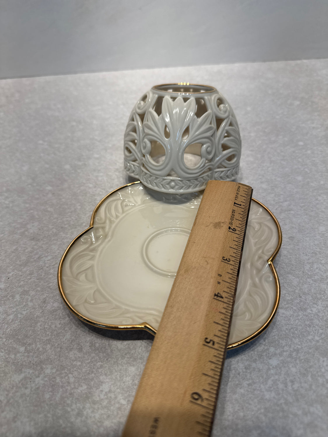 2 Piece Lenox Candle Holder
