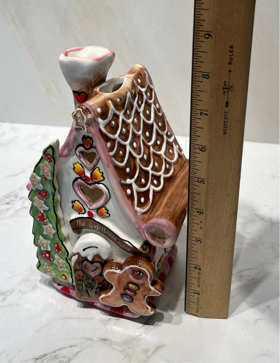 Blue Sky Gingerbread Candleholder