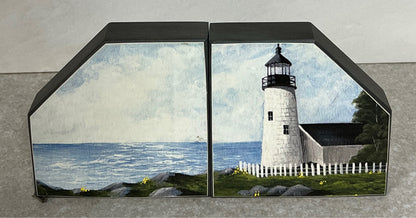Pemaquid Lighthouse Bookends