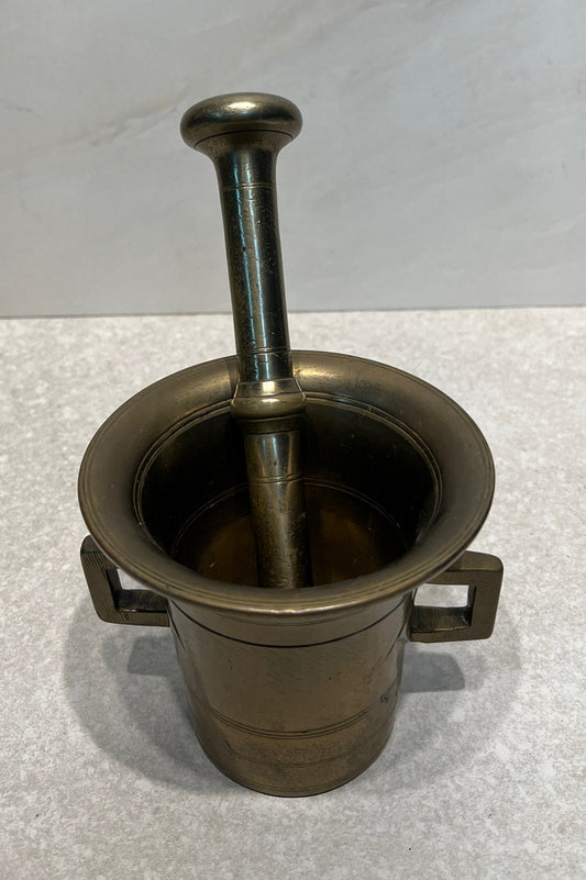Brass Mortar And Pestle