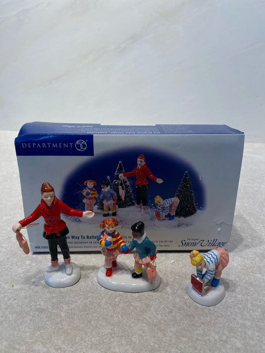 Dept. 56 On the Way to Ballet Class