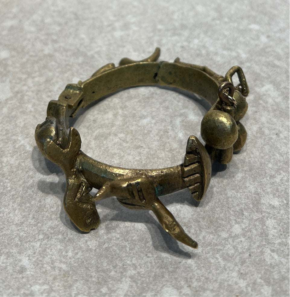 African Brass Bracelet