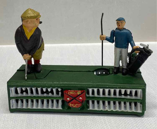 Vintage Birdie Putt Golfer Bank