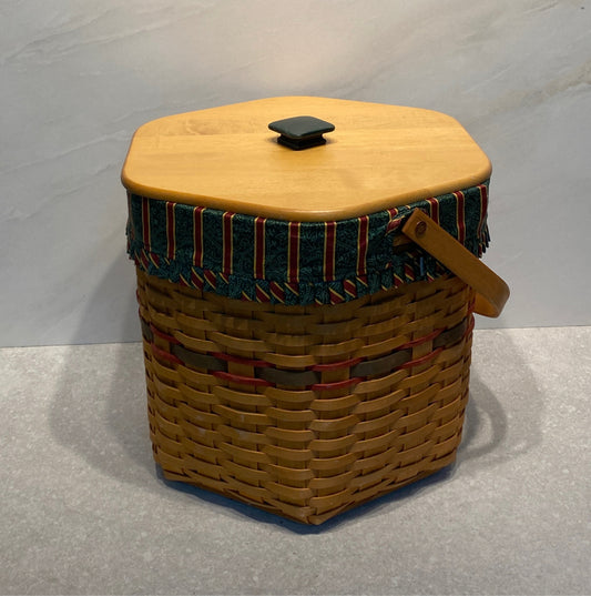 Covered Longaberger Basket