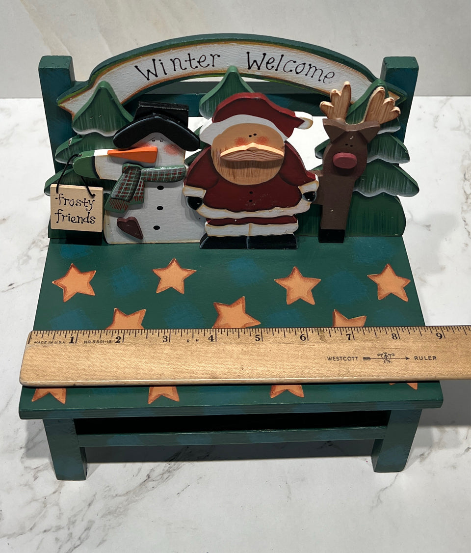 Winter Welcome Bench