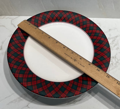 Tartan Cake Plate