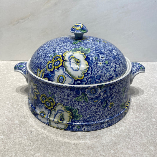 Spode Blue Chintz Covered Bowl