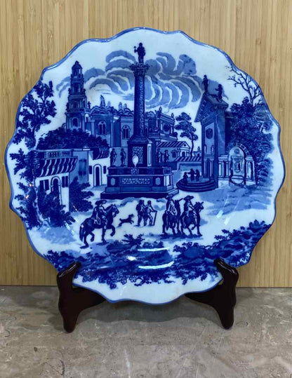 Blue And White Plate