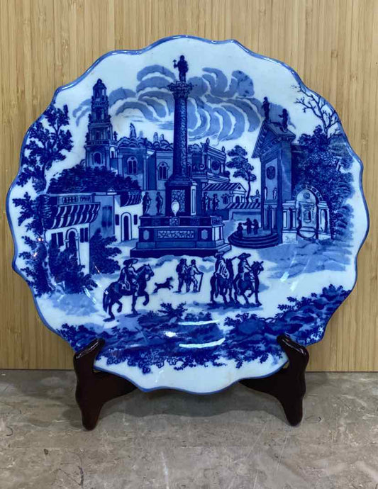 Blue And White Plate